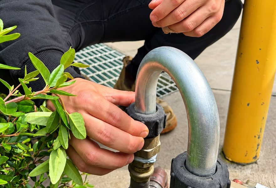 Licensed gas fitting in Altona North