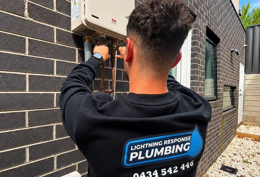 Hot water system installation in Altona North