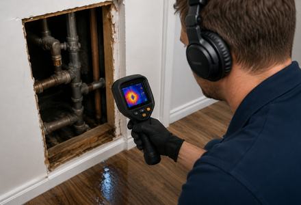 Water leak detection in Lalor