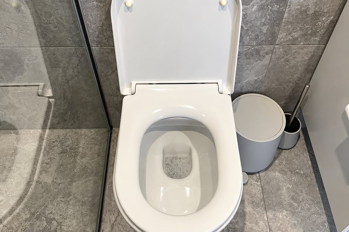 Blocked toilet